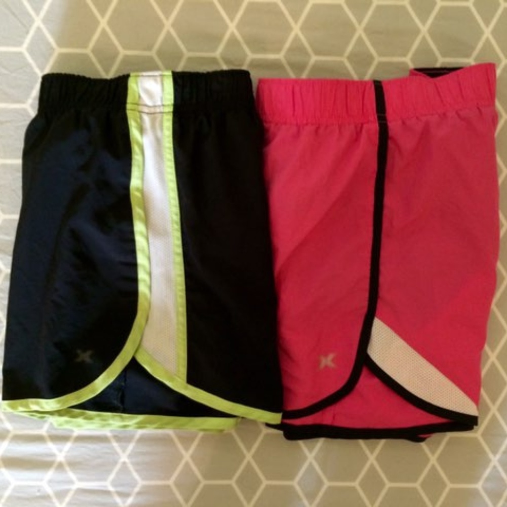 Xersion Running Gym Workout Track Shorts Set Large